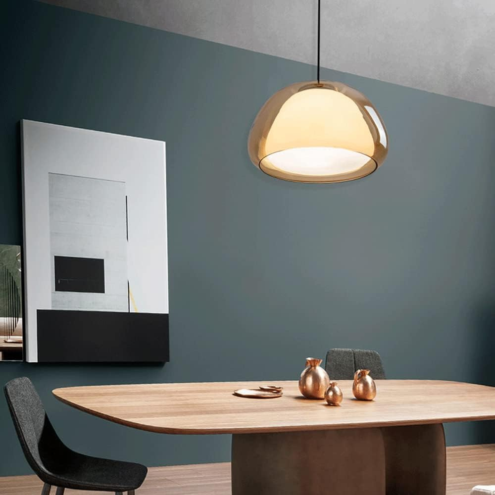 Glazen koepel moderne minimalistische hanglamp