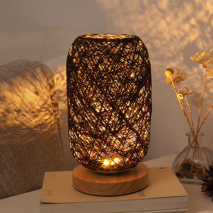 Lumio rotan tafellamp