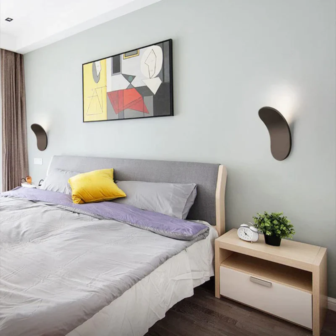 Scandinavische minimalistische LED wandlamp