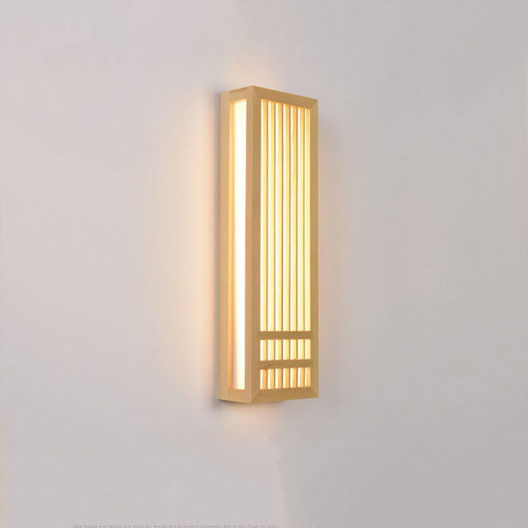 Lumio houten LED wandlamp