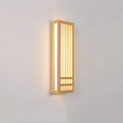 Lumio houten LED wandlamp