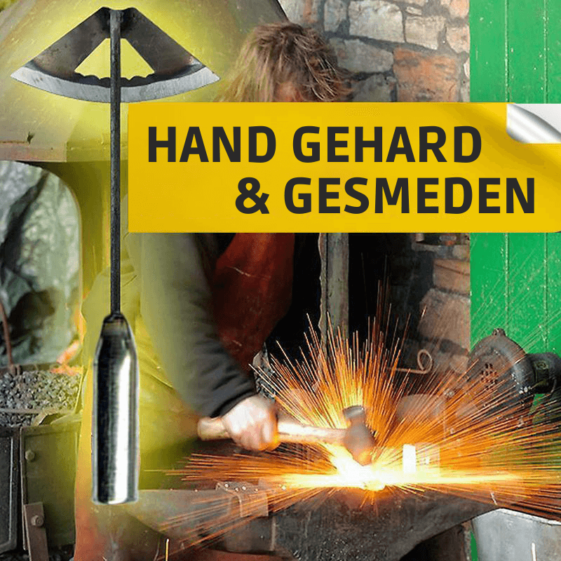 GardenHelp geharde stalen holle schoffel