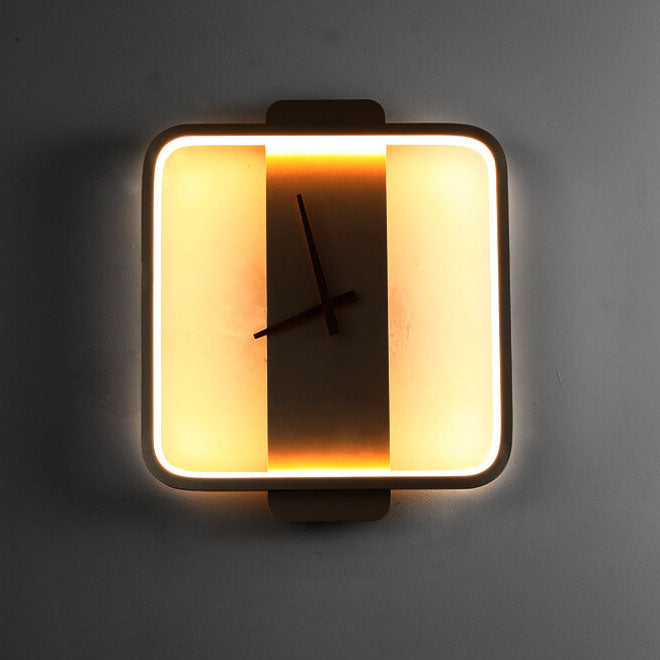 Lumio moderne wandlamp met klok design