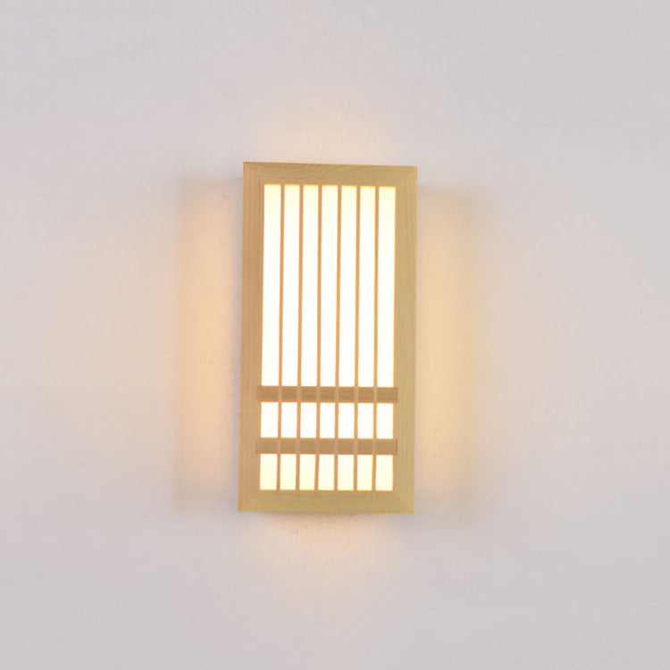 Lumio houten LED wandlamp