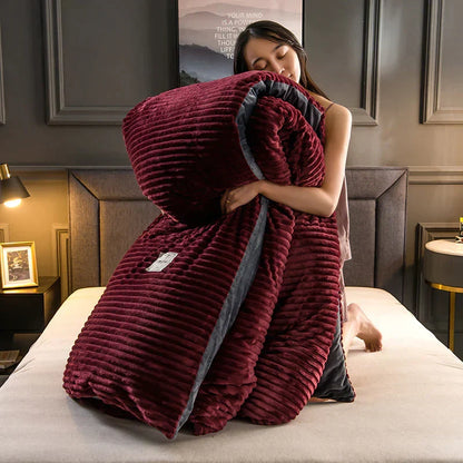 DreamWeave fluwelen fleece dekbedovertrek