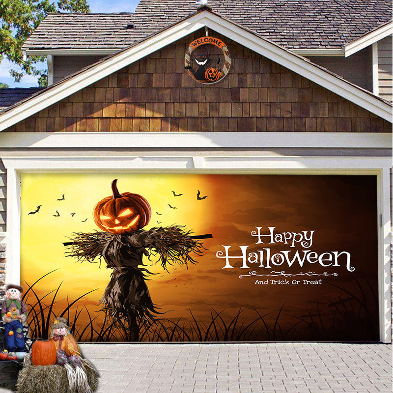 SpookShade Halloween garagedeur decoratie