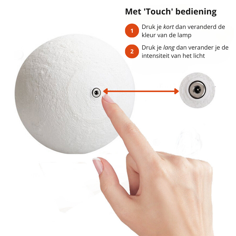 LunaGlow magische maanlamp