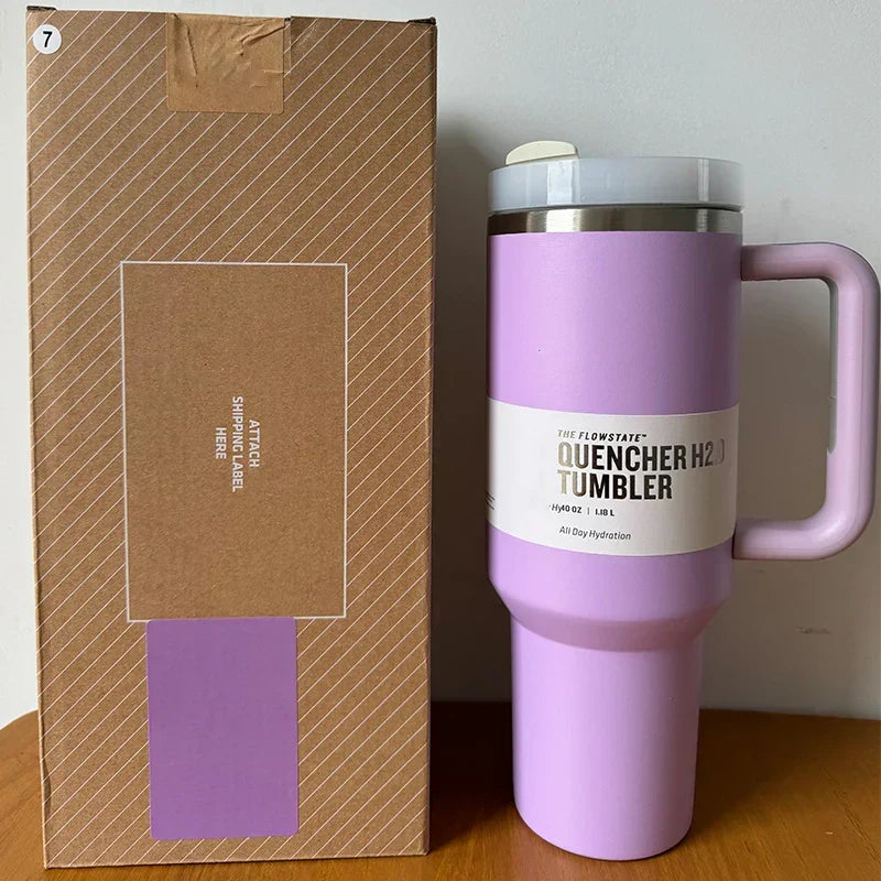ThermoTumbler vacuüm geïsoleerde beker met handvat
