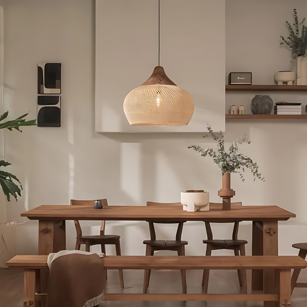 Boho rotan hanglamp sfeerverlichting