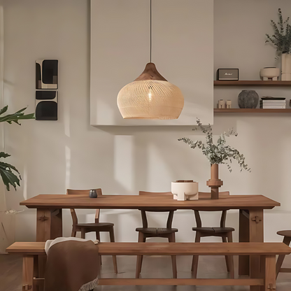 Boho rotan hanglamp sfeerverlichting