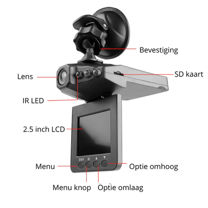 Driving Recorder HD groothoek dashcam