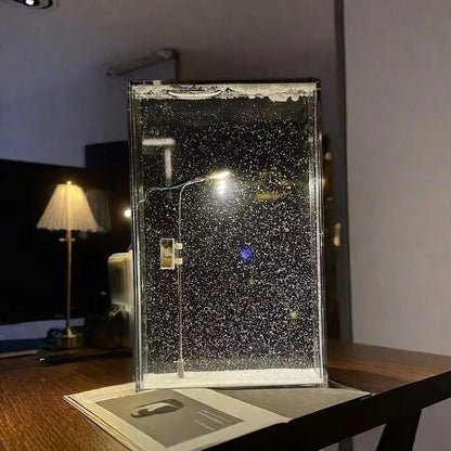 SnowGlow DIY winter tafellamp