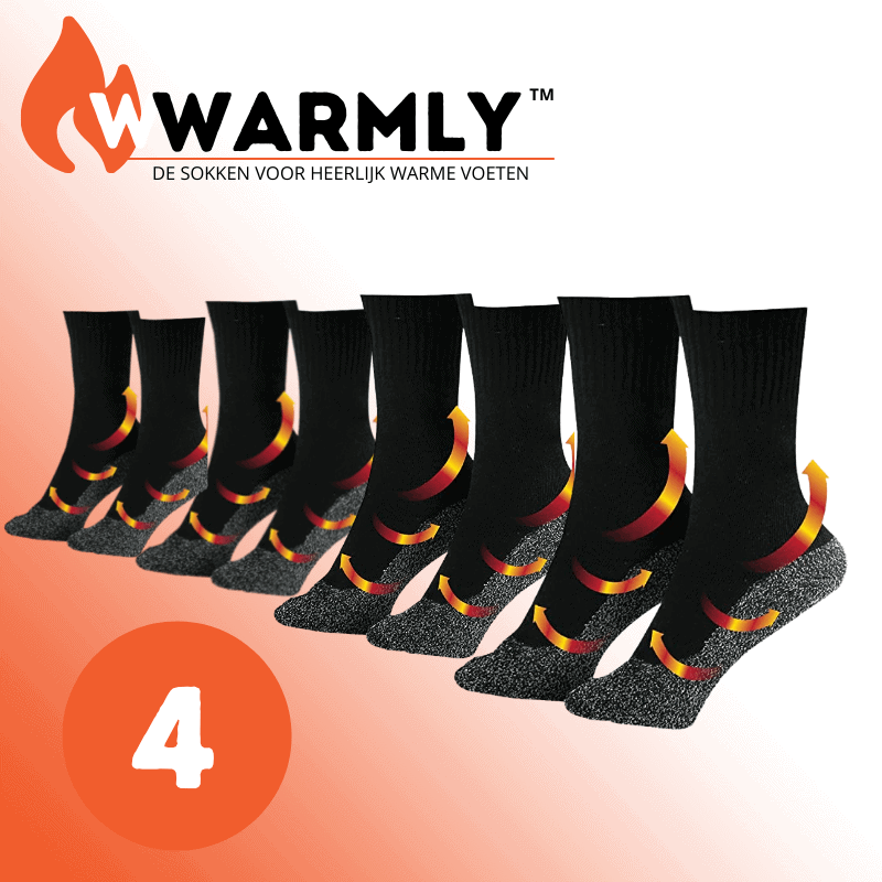 Warmly gealuminiseerde thermo wintersokken