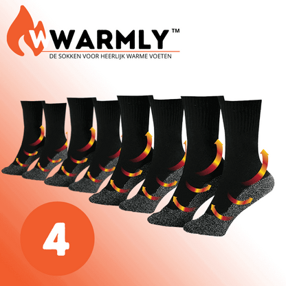 Warmly gealuminiseerde thermo wintersokken