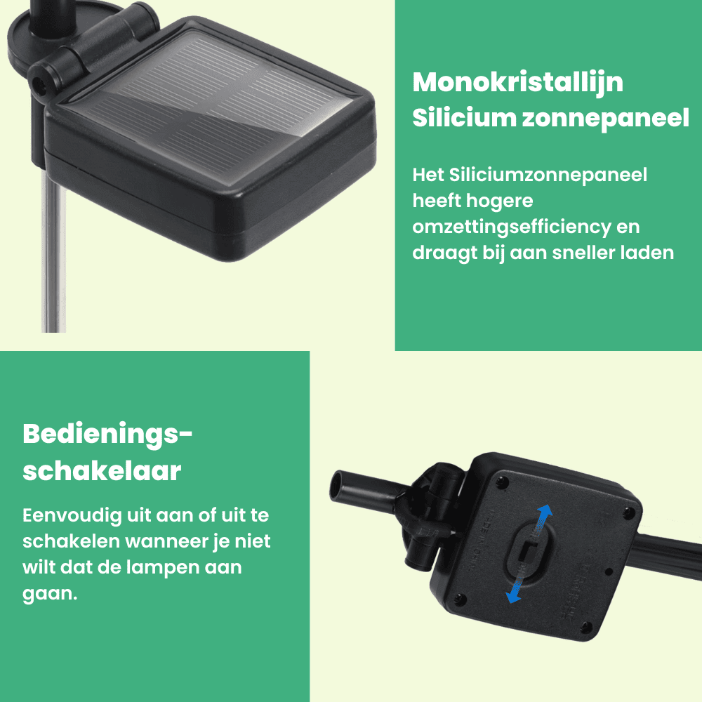 GlowGardens vuurvliegjes tuinverlichting op zonne-energie
