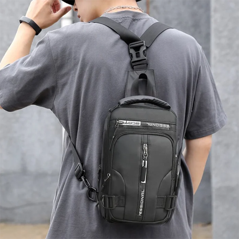 Multifunctionele heren crossbody rugzak