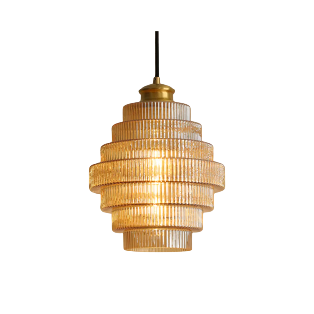 SMD Living golvende glazen hanglamp