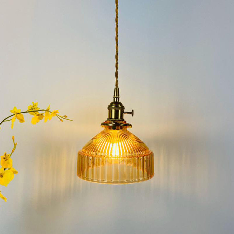 Industriële Glazen Hanglamp
