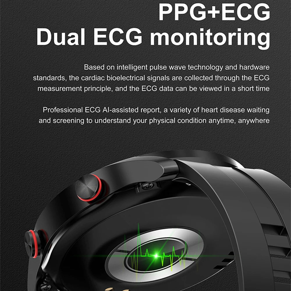 SmartGuard ECG & hartslagmonitor smartwatch