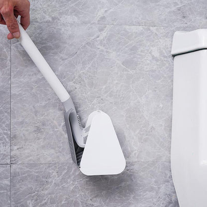 Silicone toiletborstel met wandhouder