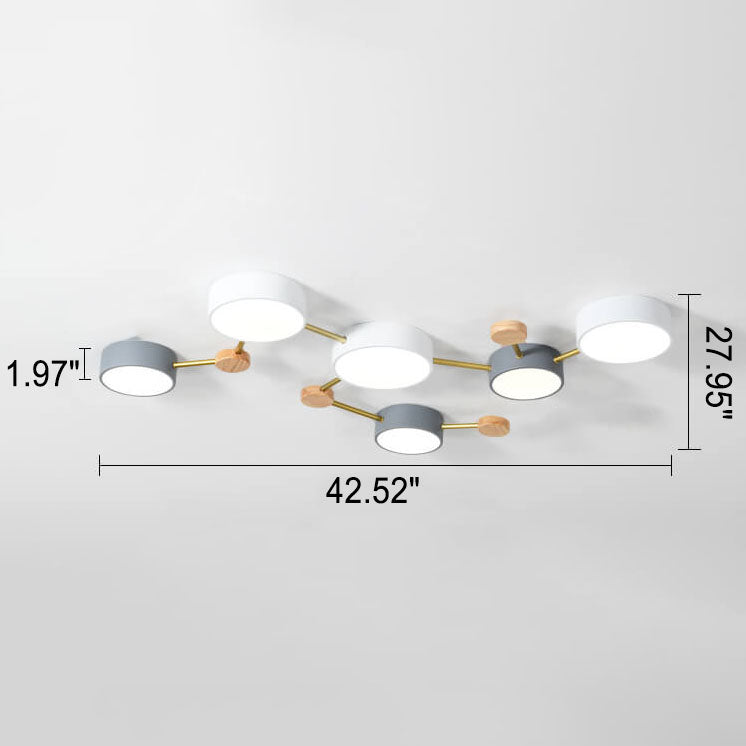 SMD Living modulaire moderne LED-plafondlamp