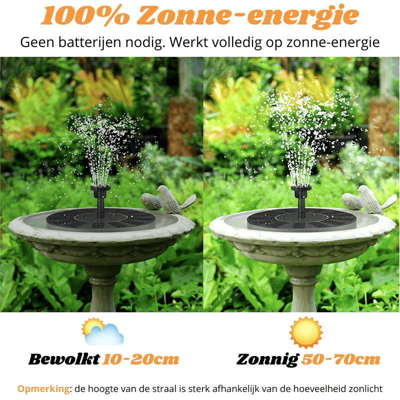 MysticalGarden zonne-energie fonteinpomp