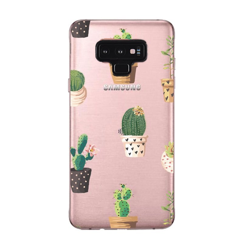 Galaxy Note 9 TPU hoesje cactus