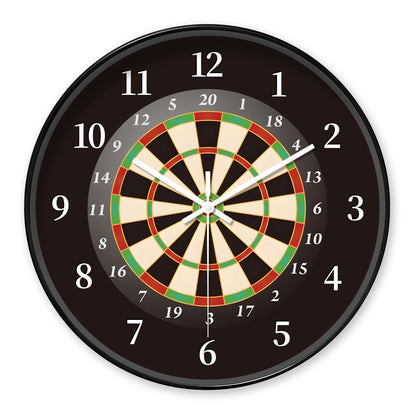 Dartbord wandklok