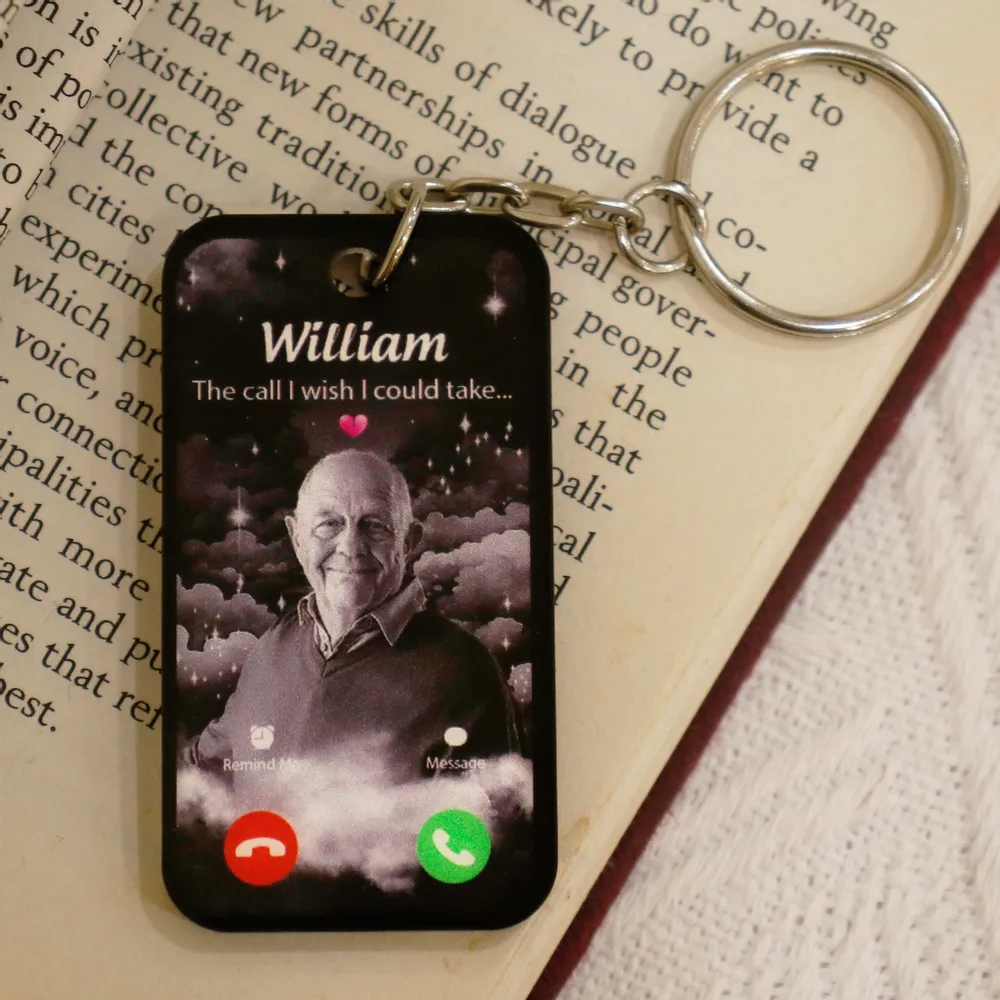 MemoryKeychain gepersonaliseerde acryl sleutelhanger