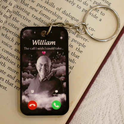 MemoryKeychain gepersonaliseerde acryl sleutelhanger