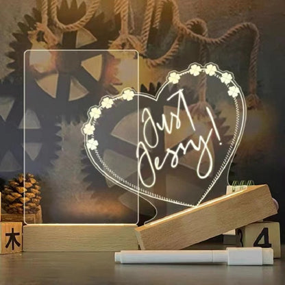 BrightNote LED nachtlampje memobord