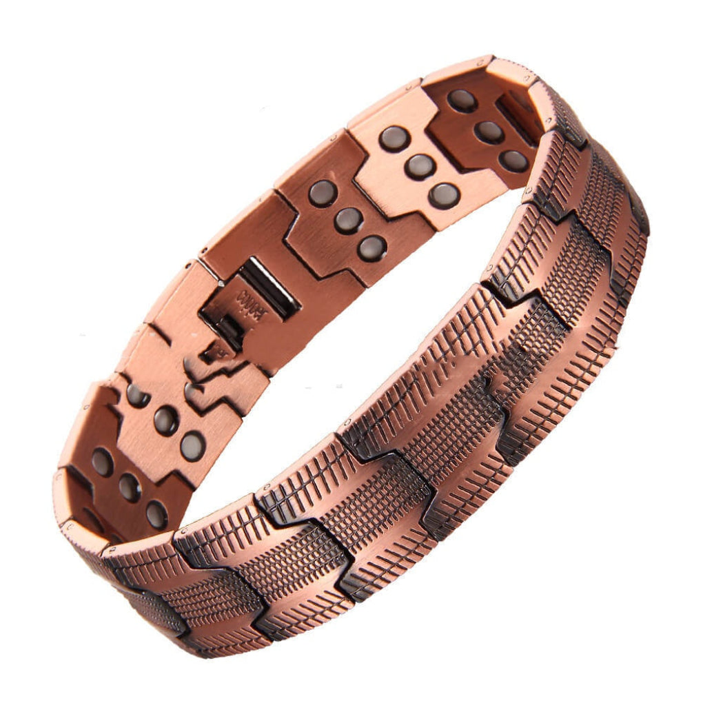 Koperen Heren Bangle Armband