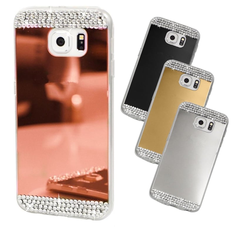 Galaxy Note 9 Bling spiegel hoesje met strass-steentjes