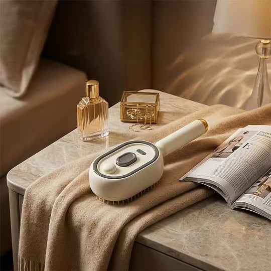 SilkHair™ elektrische massageborstel met sprayfunctie