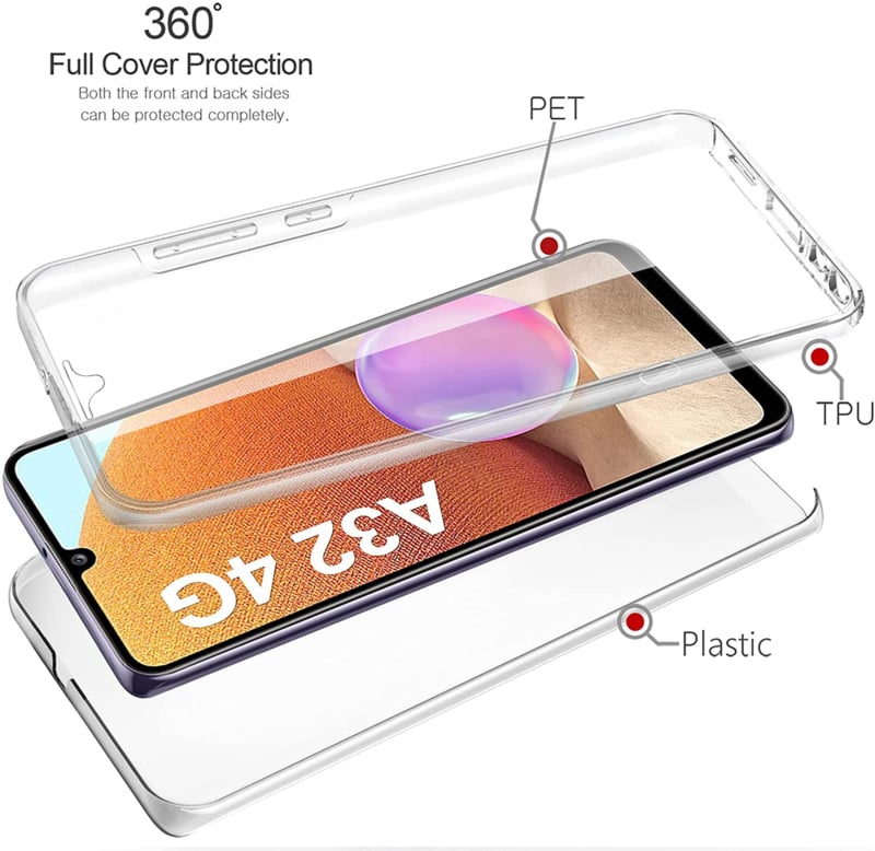 Galaxy A32 4G 360° Ultra Clear hybride hoesje