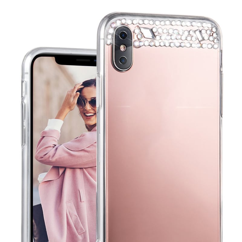 Bling Spiegel hoesje voor iPhone Xs Max