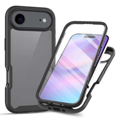 iPhone Air 360° Full Protect Hoesje met Screenprotector Zwart
