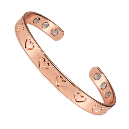 Verstelbare magnetische koperen armband