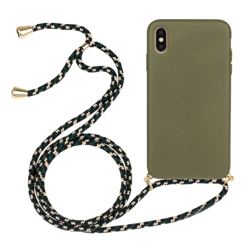 Apple iPhone Xs Max Crossbody TPU Hoesje