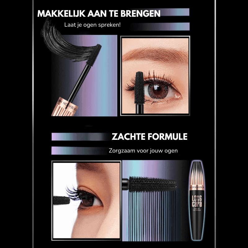 Longcara 4D Silk Fiber wimper mascara