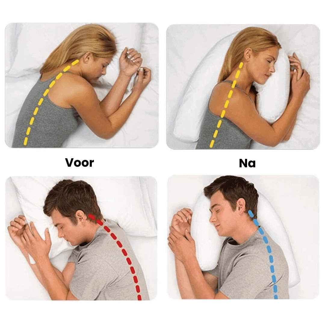 SleepWellness orthopedisch zijslaper kussen