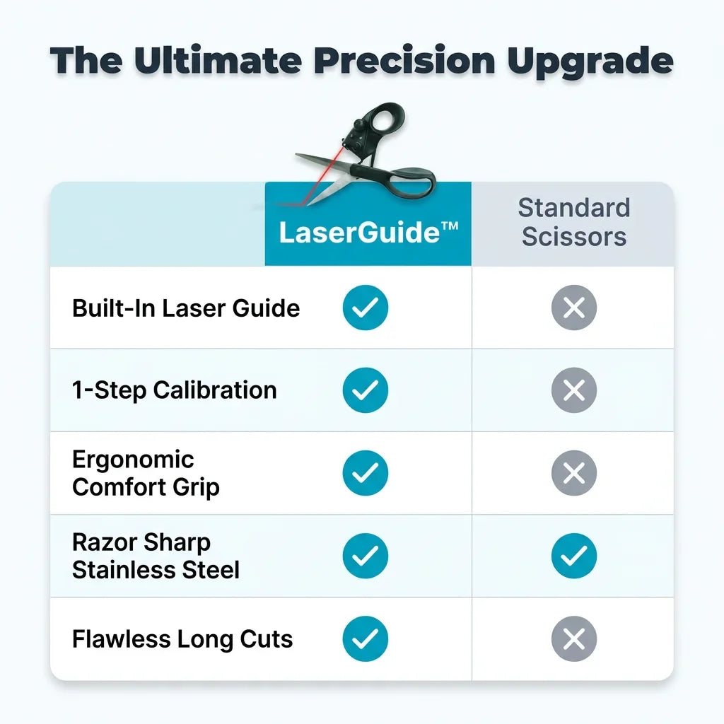 LaserGuide™ lasergestuurde metalen schaar