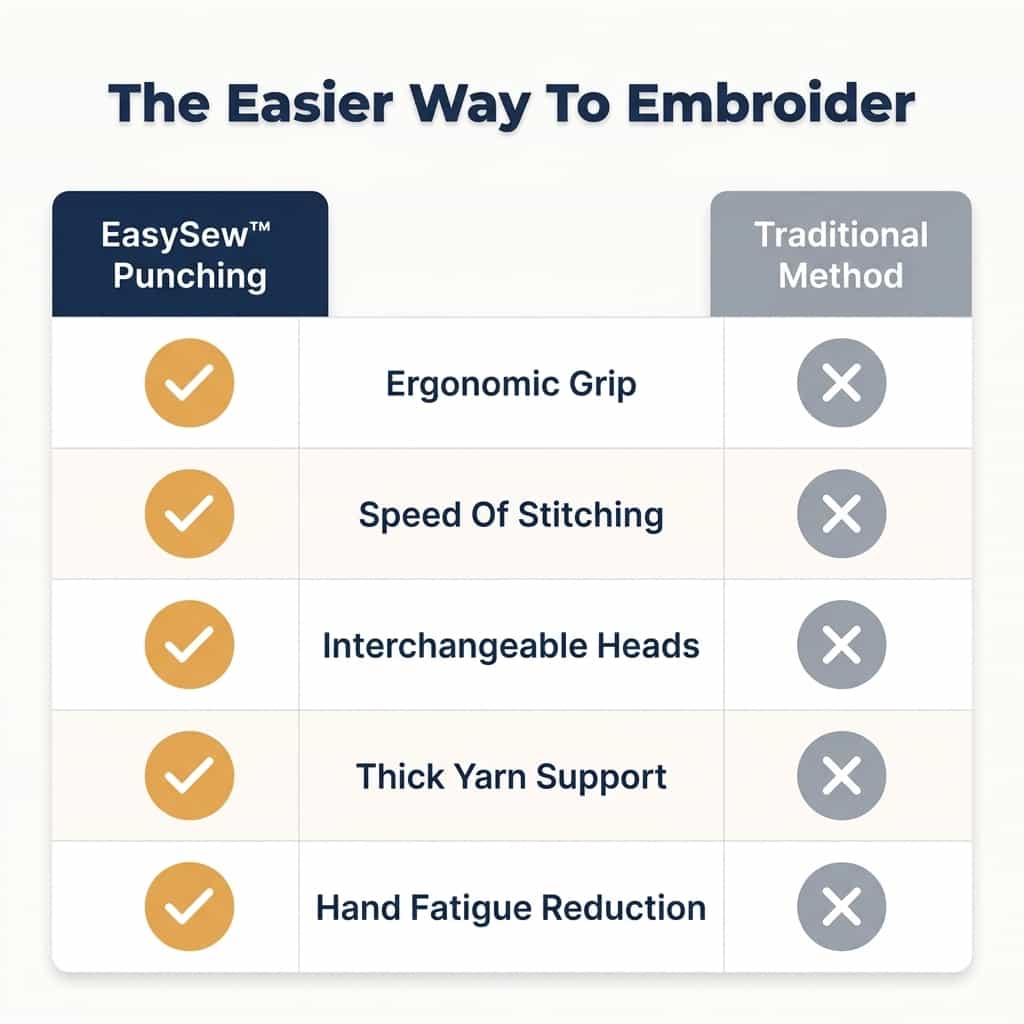 EasySew ergonomische borduurnaald