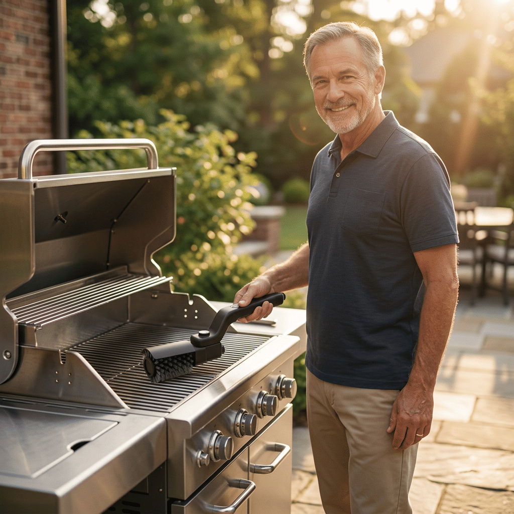 GrillMaster Pro borstelloze barbecuereiniger