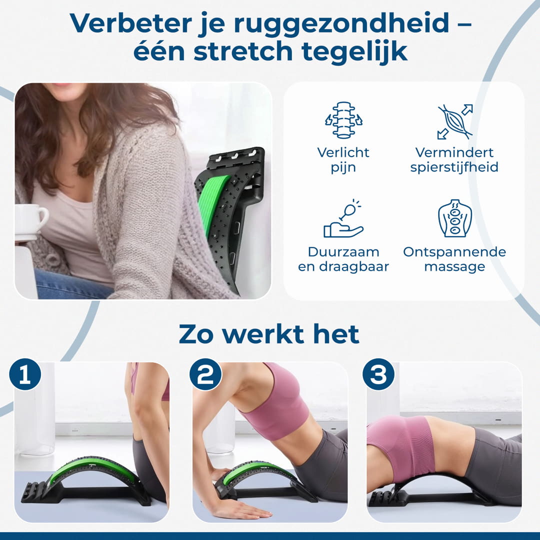 BackGuru magnetische rugstretcher