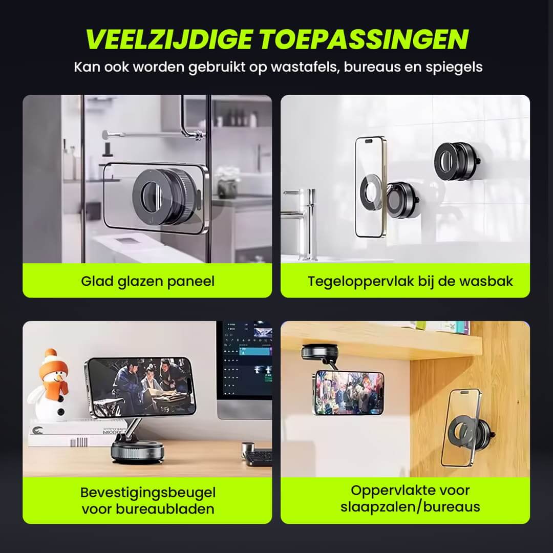 VacMount Elite magnetische telefoonhouder