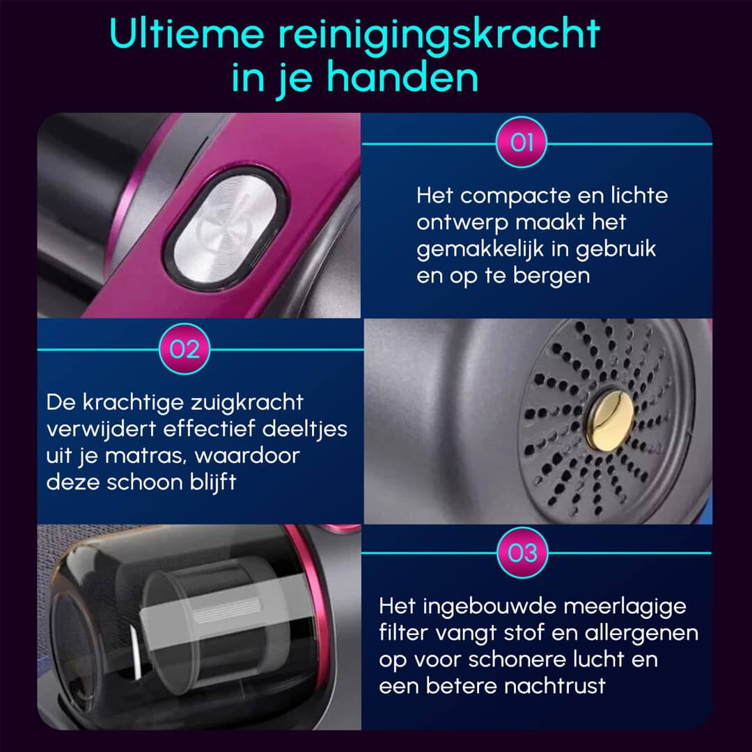 Clean Buddy UV-mijt- en stofreiniger