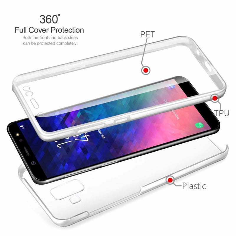 Galaxy S9 360° Ultra Clear Hybrid hoesje