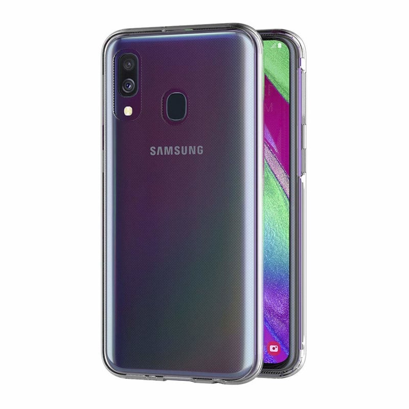 Galaxy A40 360° transparant TPU hoesje