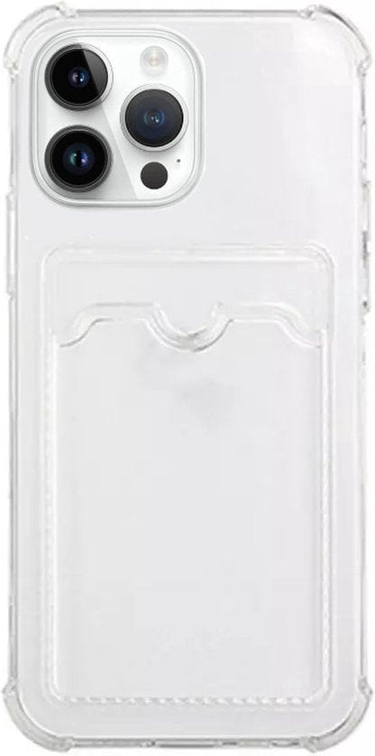 Lennexo iPhone 15 Pro shockproof hoesje met pashouder
